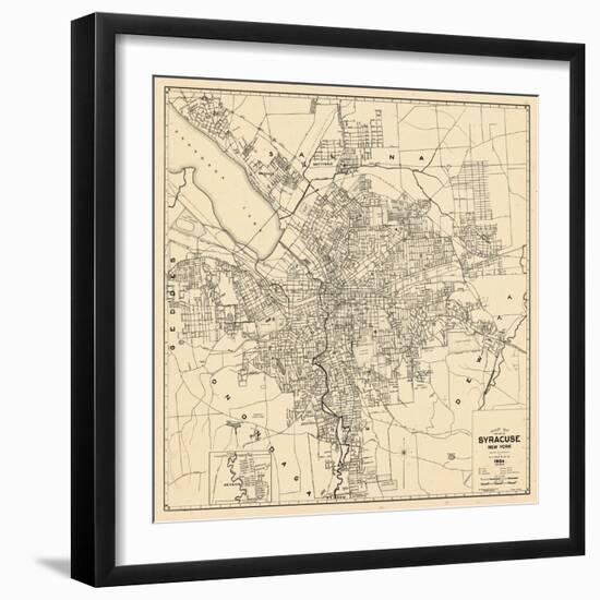 1954, Syracuse, New York, United States-null-Framed Giclee Print