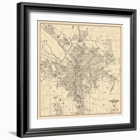 1954, Syracuse, New York, United States-null-Framed Giclee Print