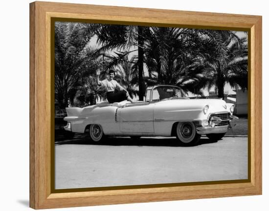 1955 Cadillac Eldorado Convertible, (C1955)-null-Framed Premier Image Canvas