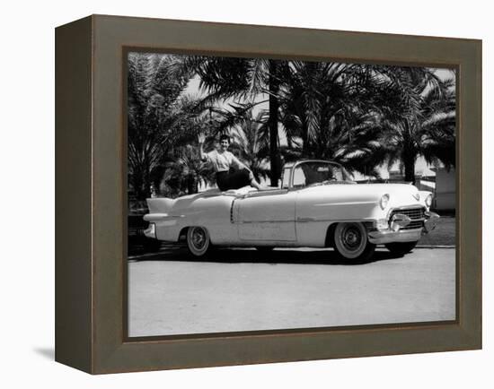 1955 Cadillac Eldorado Convertible, (C1955)-null-Framed Premier Image Canvas