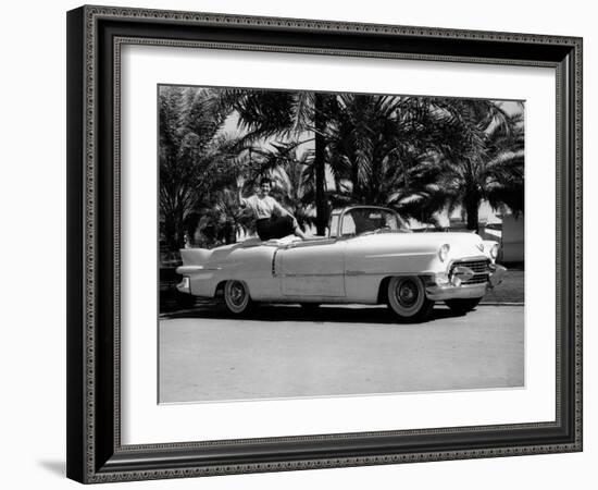 1955 Cadillac Eldorado Convertible, (C1955)-null-Framed Photographic Print