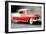 1955 Chevrolet Bel Air Coupe Watercolor-NaxArt-Framed Art Print