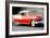 1955 Chevrolet Bel Air Coupe Watercolor-NaxArt-Framed Art Print