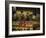 1955: Fairgoers as They Look at a Display of Produce at the Iowa State Fair, Des Moines, Iowa-John Dominis-Framed Photographic Print