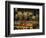 1955: Fairgoers as They Look at a Display of Produce at the Iowa State Fair, Des Moines, Iowa-John Dominis-Framed Photographic Print