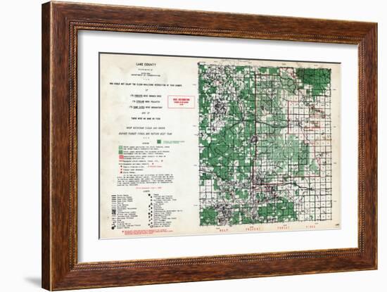 1955, Lake County, Michigan, United States-null-Framed Giclee Print