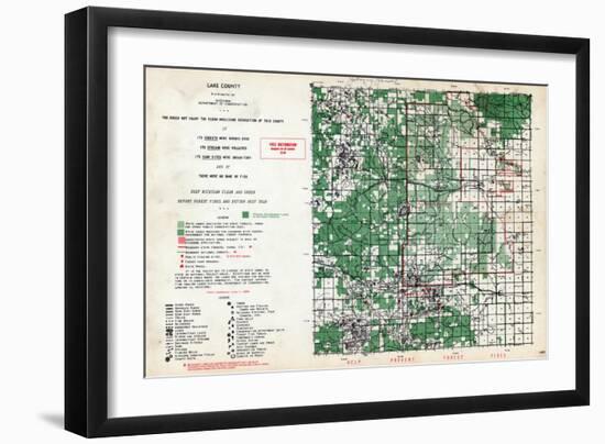 1955, Lake County, Michigan, United States-null-Framed Giclee Print