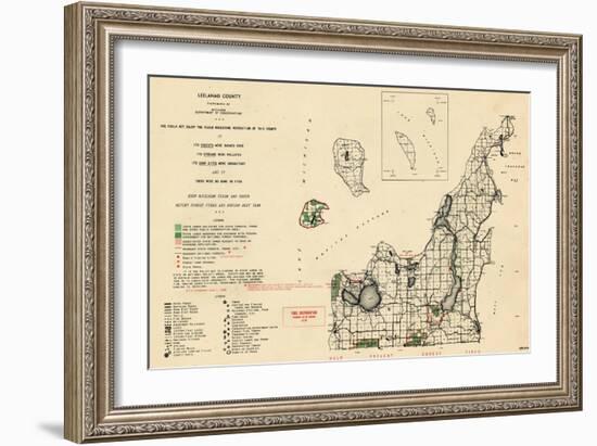 1955, Leelanau County, Michigan, United States-null-Framed Giclee Print