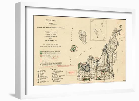 1955, Leelanau County, Michigan, United States-null-Framed Giclee Print