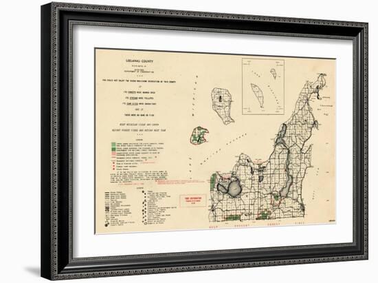 1955, Leelanau County, Michigan, United States-null-Framed Giclee Print