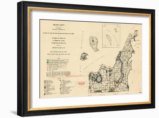 1955, Leelanau County, Michigan, United States-null-Framed Giclee Print