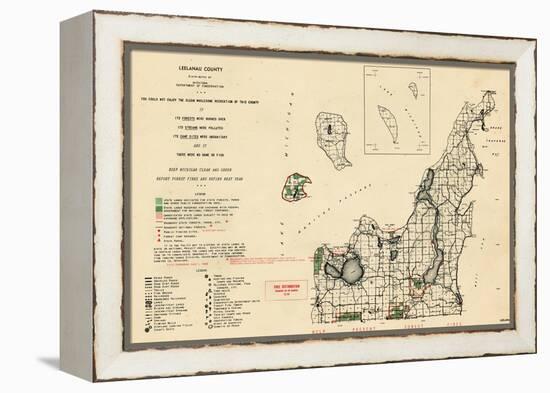 1955, Leelanau County, Michigan, United States-null-Framed Premier Image Canvas