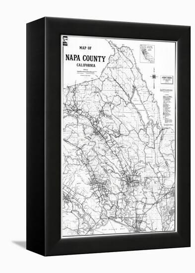1955, Napa County 1955c, California, United States-null-Framed Premier Image Canvas