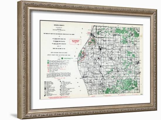 1955, Oceana County, Michigan, United States-null-Framed Giclee Print