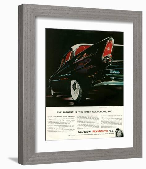 1955 Plymouth - Most Glamorous-null-Framed Art Print