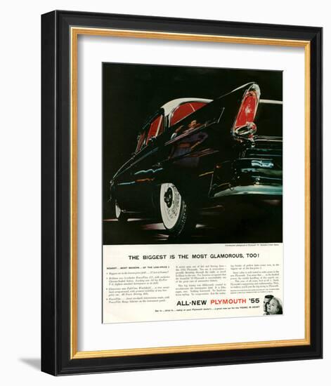 1955 Plymouth - Most Glamorous-null-Framed Art Print