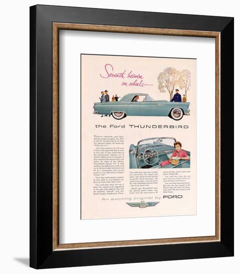 1955 Thunderbird 7th Heaven--Framed Art Print