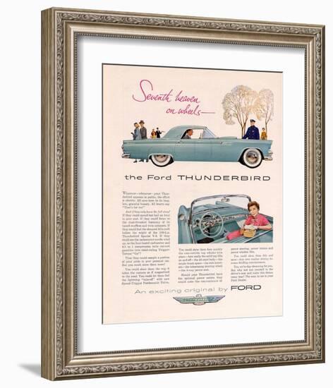 1955 Thunderbird 7th Heaven--Framed Art Print