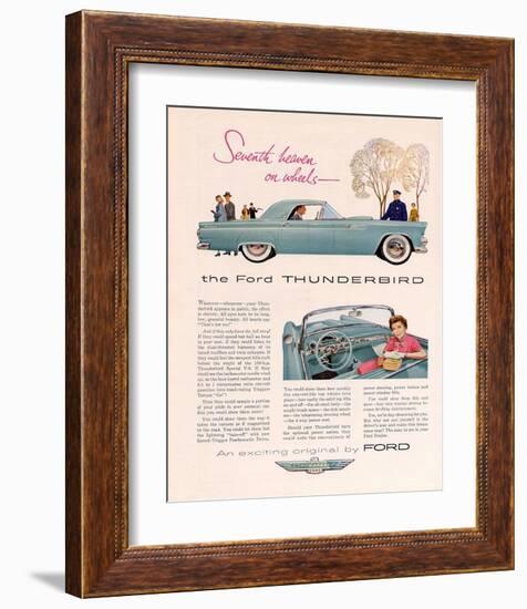 1955 Thunderbird 7th Heaven-null-Framed Art Print