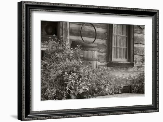 1956-Bonanzaville-B&W-Gordon Semmens-Framed Photographic Print