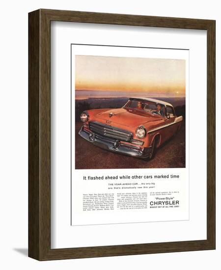 1956 Chrysler - Year-Ahead Car-null-Framed Art Print