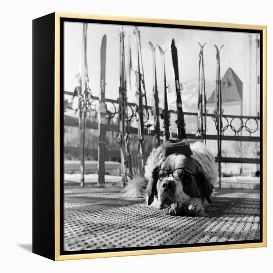 1956 Winter Olympic Game-Bosher-Framed Premier Image Canvas