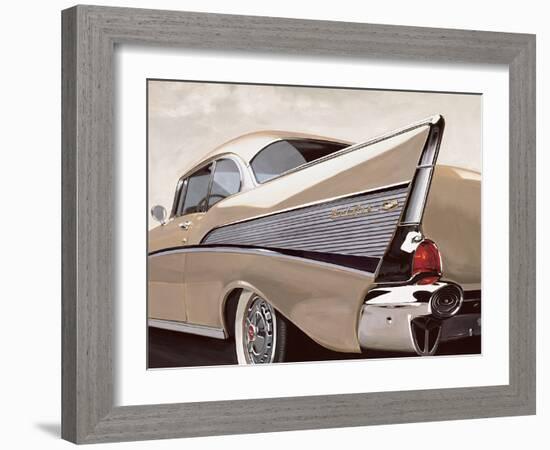 1957 Bel Air-Francis Brook-Framed Art Print