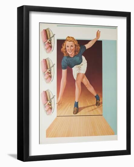 1957 Bowler-null-Framed Giclee Print