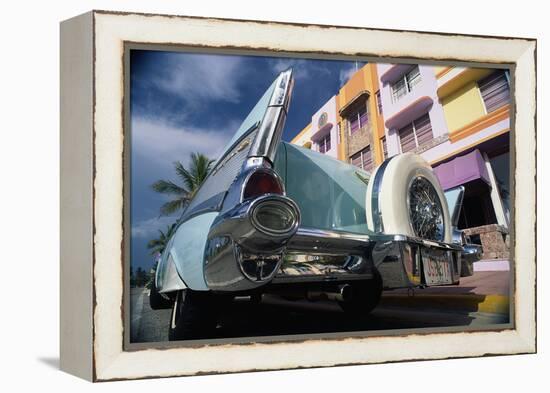 1957 Chevrolet South Beach Miami Fl-null-Framed Premier Image Canvas