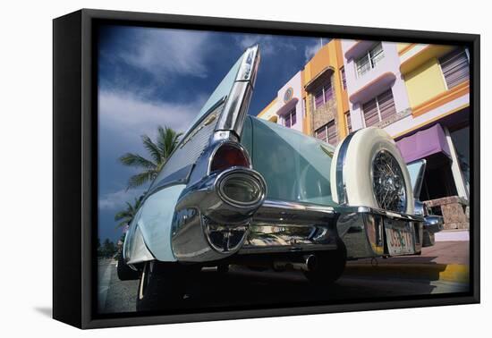 1957 Chevrolet South Beach Miami Fl-null-Framed Premier Image Canvas