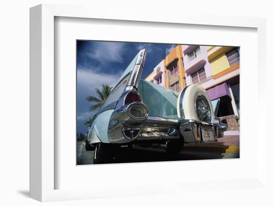 1957 Chevrolet South Beach Miami Fl-null-Framed Photographic Print