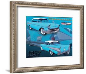 1957 Chevy-null-Framed Art Print