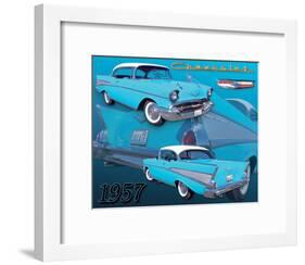 1957 Chevy-null-Framed Art Print