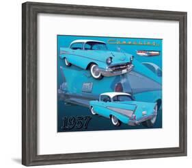1957 Chevy-null-Framed Art Print