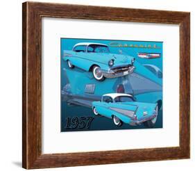 1957 Chevy-null-Framed Art Print