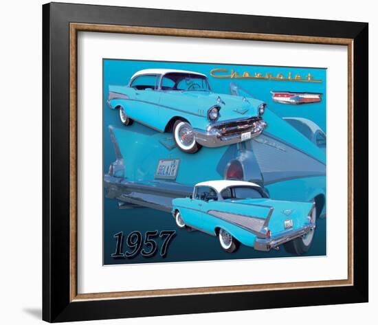 1957 Chevy-null-Framed Art Print