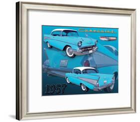 1957 Chevy-null-Framed Art Print
