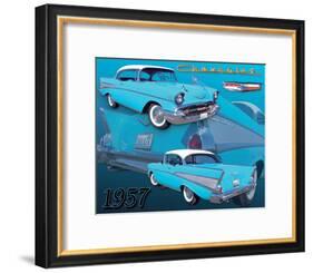 1957 Chevy-null-Framed Art Print
