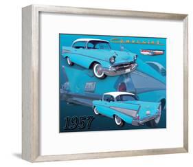 1957 Chevy-null-Framed Art Print