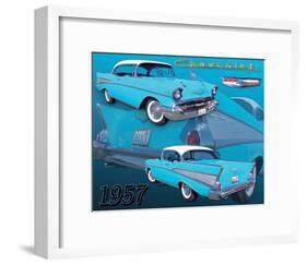 1957 Chevy-null-Framed Art Print