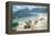 1957: Copacabana Beach, Rio De Janeiro, Brazil-Dmitri Kessel-Framed Premier Image Canvas