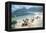 1957: Copacabana Beach, Rio De Janeiro, Brazil-Dmitri Kessel-Framed Premier Image Canvas