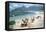 1957: Copacabana Beach, Rio De Janeiro, Brazil-Dmitri Kessel-Framed Premier Image Canvas