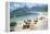 1957: Copacabana Beach, Rio De Janeiro, Brazil-Dmitri Kessel-Framed Premier Image Canvas