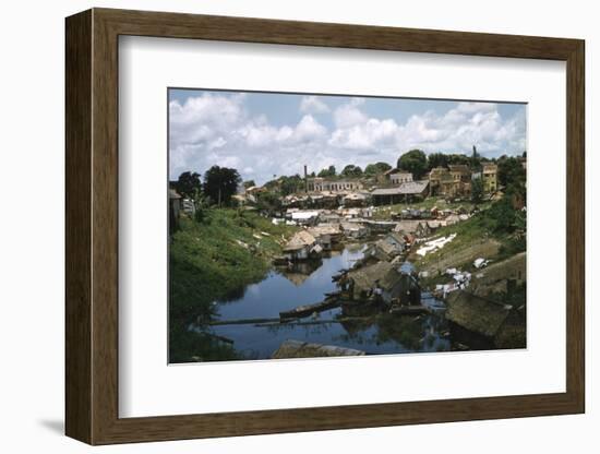 1957: Copacabana Beach, Rio De Janeiro, Brazil-Dmitri Kessel-Framed Photographic Print