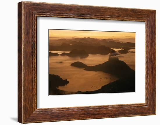 1957: Copacabana Beach, Rio De Janeiro, Brazil-Dmitri Kessel-Framed Photographic Print