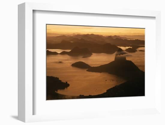 1957: Copacabana Beach, Rio De Janeiro, Brazil-Dmitri Kessel-Framed Photographic Print