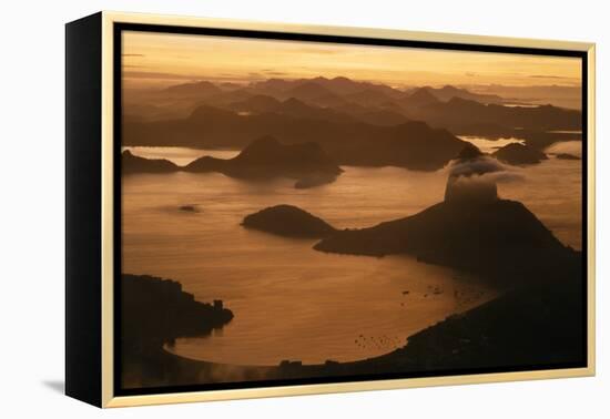 1957: Copacabana Beach, Rio De Janeiro, Brazil-Dmitri Kessel-Framed Premier Image Canvas