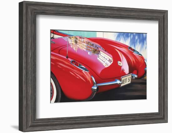 1957 Corvette-Graham Reynolds-Framed Premium Giclee Print