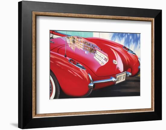 1957 Corvette-Graham Reynolds-Framed Premium Giclee Print